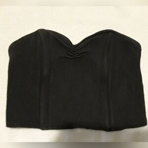 Paris Blues Black Strapless Top